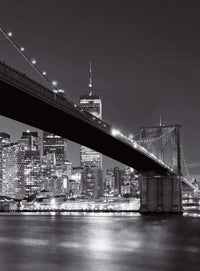 Wizard+Genius Brooklyn Bridge NY Vlies Fotobehang 192x260cm 4 banen | Yourdecoration.be