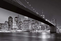 Wizard+Genius Brooklyn Bridge NY Vlies Fotobehang 384x260cm 8 banen | Yourdecoration.be