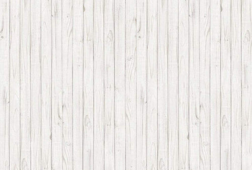 Wizard+Genius White Wooden Wall Vlies Fotobehang 384x260cm 8 banen | Yourdecoration.be