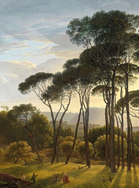 Wizard+Genius Italian Landscape with Umbrella Pines Vlies Fotobehang 192x260cm 4 banen | Yourdecoration.be