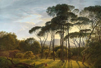 Wizard+Genius Italian Landscape with Umbrella Pines Vlies Fotobehang 384x260cm 8 banen | Yourdecoration.be