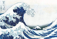 Wizard+Genius Hokusai The Great Wave Vlies Fotobehang 384x260cm 8 banen | Yourdecoration.be