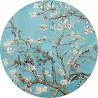 Wizard+Genius van Gogh Almond Blossom Vlies Fotobehang 140x140cm rond | Yourdecoration.be