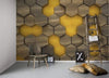 Komar Woodcomb Olive Vlies Fotobehang 400x250cm 4 banen Sfeer | Yourdecoration.be
