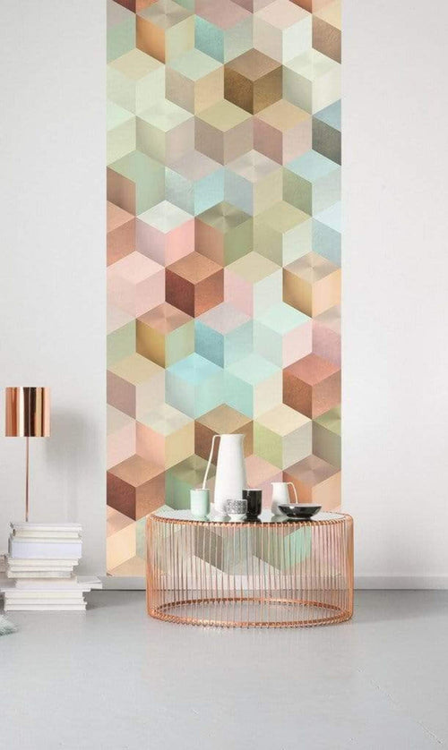 Komar Cubes Vlies Fotobehang 100x250cm 1 baan Sfeer | Yourdecoration.be