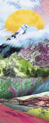Komar Mountain Top Vlies Fotobehang 100x250cm 1 baan | Yourdecoration.be