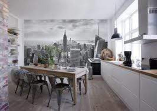 Komar NYC Black and White Fotobehang 368x254cm | Yourdecoration.be