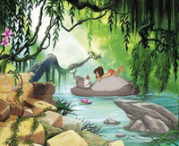 Komar Jungle Book Swimming with Baloo Fotobehang 368x254cm 8 delig | Yourdecoration.be