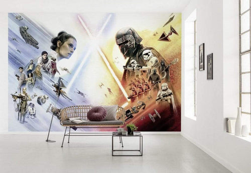 Komar Star Wars EP9 Movie Poster Wide Fotobehang 368x254cm 8 delig Sfeer | Yourdecoration.be