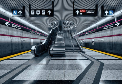 Komar Subway Fotobehang 368x254cm | Yourdecoration.be