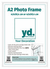 Fotokader 42x59,4cm A2 Wit Aluminium Voorzijde Inlegvel | Yourdecoration.be