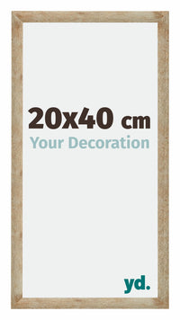 Catania MDF Fotokader 20x40cm Goud Maat | Yourdecoration.be