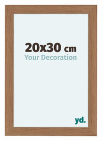 Como MDF Fotokader 20x30cm Notenhout Licht Voorzijde Maat | Yourdecoration.be