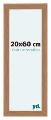 Como MDF Fotokader 20x60cm Notenhout Licht Voorzijde Maat | Yourdecoration.be