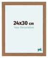 Como MDF Fotokader 24x30cm Notenhout Licht Voorzijde Maat | Yourdecoration.be