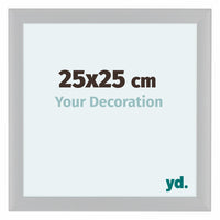Como MDF Fotokader 25x25cm Wit Hoogglans Voorzijde Maat | Yourdecoration.be