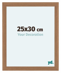 Como MDF Fotokader 25x30cm Notenhout Licht Voorzijde Maat | Yourdecoration.be