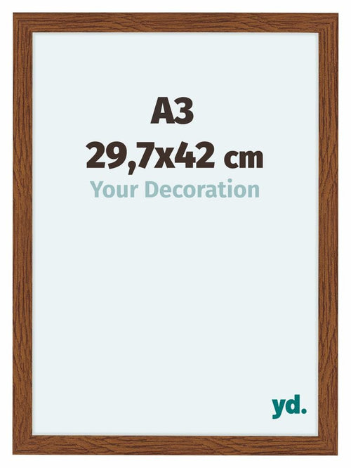 Como MDF Fotokader 29 7x42cm A3 Eiken Rustiek Voorzijde Maat | Yourdecoration.be
