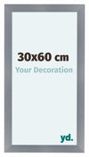 Como MDF Fotokader 30x60cm Aluminium Geborsteld Voorzijde Maat | Yourdecoration.be