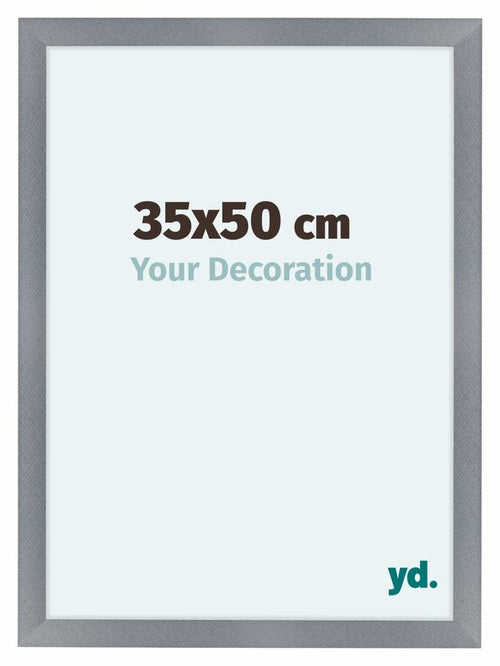 Como MDF Fotokader 35x50cm Aluminium Geborsteld Voorzijde Maat | Yourdecoration.be