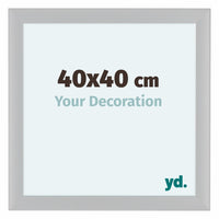 Como MDF Fotokader 40x40cm Wit Hoogglans Voorzijde Maat | Yourdecoration.be