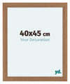 Como MDF Fotokader 40x45cm Notenhout Licht Voorzijde Maat | Yourdecoration.be