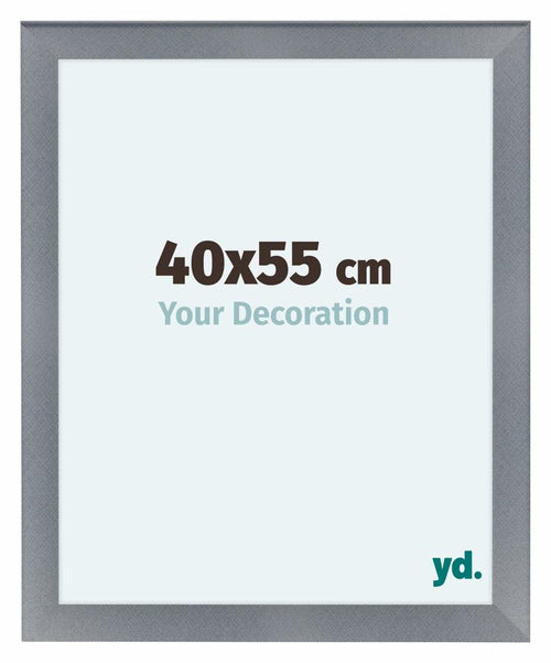 Como MDF Fotokader 40x55cm Aluminium Geborsteld Voorzijde Maat | Yourdecoration.be