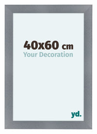 Como MDF Fotokader 40x60cm Aluminium Geborsteld Voorzijde Maat | Yourdecoration.be