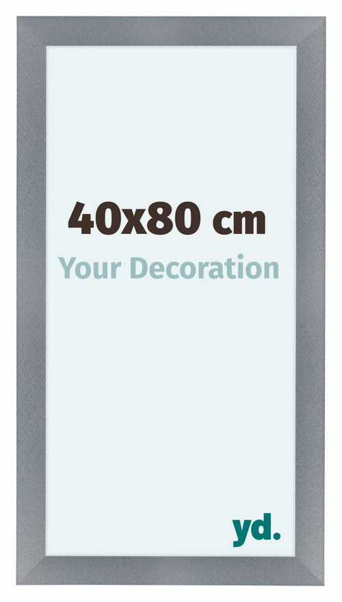 Como MDF Fotokader 40x80cm Aluminium Geborsteld Voorzijde Maat | Yourdecoration.be