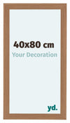 Como MDF Fotokader 40x80cm Notenhout Licht Voorzijde Maat | Yourdecoration.be