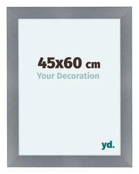 Como MDF Fotokader 45x60cm Aluminium Geborsteld Voorzijde Maat | Yourdecoration.be