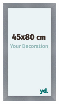 Como MDF Fotokader 45x80cm Aluminium Geborsteld Voorzijde Maat | Yourdecoration.be