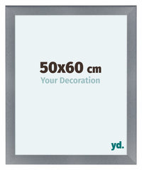 Como MDF Fotokader 50x60cm Aluminium Geborsteld Voorzijde Maat | Yourdecoration.be