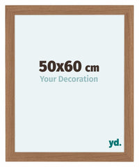 Como MDF Fotokader 50x60cm Notenhout Licht Voorzijde Maat | Yourdecoration.be