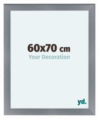 Como MDF Fotokader 60x70cm Aluminium Geborsteld Voorzijde Maat | Yourdecoration.be