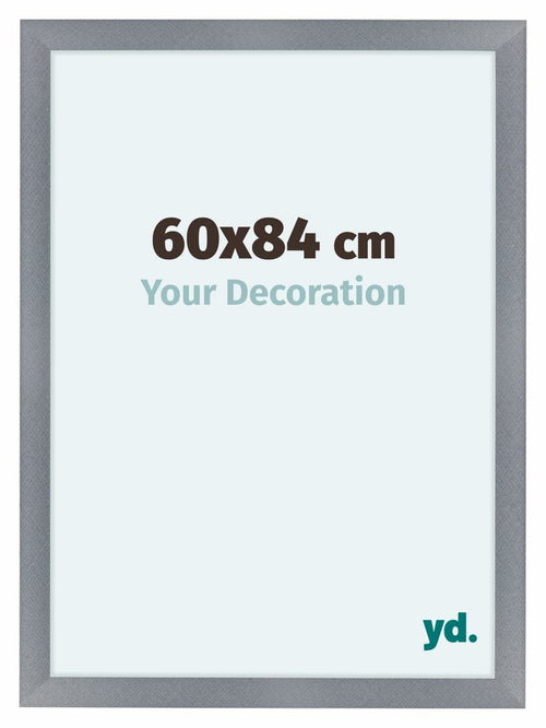 Como MDF Fotokader 60x84cm Aluminium Geborsteld Voorzijde Maat | Yourdecoration.be