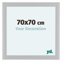 Como MDF Fotokader 70x70cm Wit Hoogglans Voorzijde Maat | Yourdecoration.be