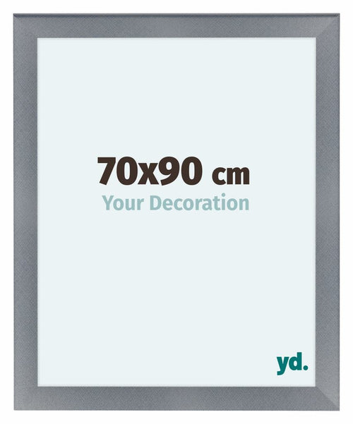 Como MDF Fotokader 70x90cm Aluminium Geborsteld Voorzijde Maat | Yourdecoration.be