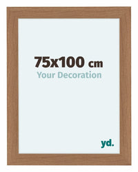 Como MDF Fotokader 75x100cm Notenhout Licht Voorzijde Maat | Yourdecoration.be