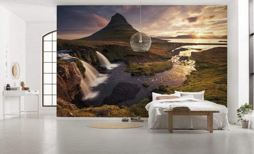 Komar Guten Morgen auf Islandisch Vlies Fotobehang 400x250cm 8 banen Sfeer | Yourdecoration.be