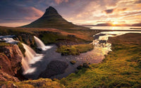 Komar Guten Morgen auf Islandisch Vlies Fotobehang 400x250cm 8 banen | Yourdecoration.be