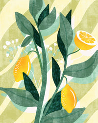 Komar Lemon Fresh Vlies Fotobehang 200x250cm 4 banen | Yourdecoration.be