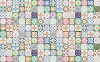 Komar Marrakech Mosaik Vlies Fotobehang 400x250cm 4 banen | Yourdecoration.be
