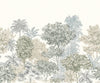Komar Painted Palms Vlies Fotobehang 300x250cm 3 banen | Yourdecoration.be