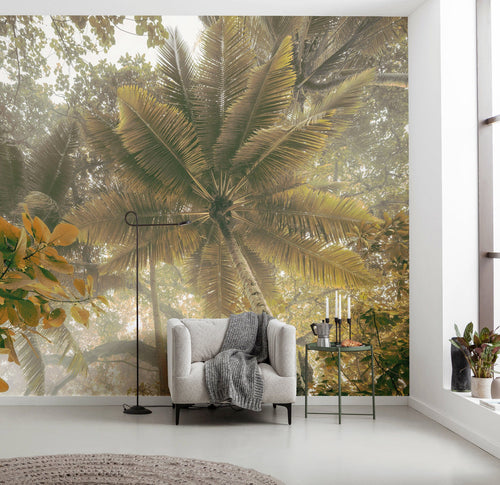 Komar Palms Panorama Vlies Fotobehang 300x250cm 3 banen Sfeer | Yourdecoration.be