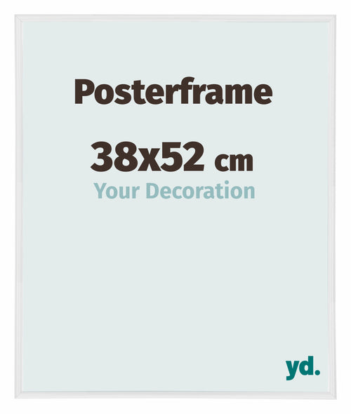 Posterkader 38x52cm Wit Hoogglans Kunststof Paris Maat | Yourdecoration.be