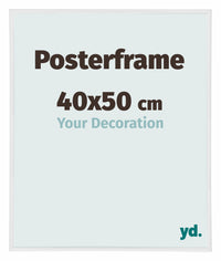 Posterkader 40x50cm Wit Hoogglans Kunststof Paris Maat | Yourdecoration.be