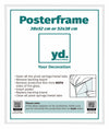 Posterkader Kunststof 38x52cm Wit Hoogglans Voorzijde Maat | Yourdecoration.be