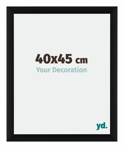 Tucson Aluminium Fotokader 40x45cm Zwart Geborsteld Voorzijde Maat | Yourdecoration.be
