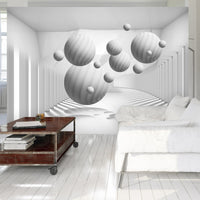 Fotobehang - Balls in White - Vliesbehang